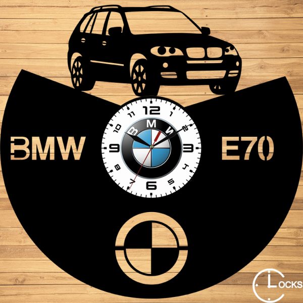 CEAS DE PERETE DIN LEMN NEGRU BMW E70 Clocks Design