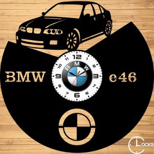 CEAS DE PERETE DIN LEMN NEGRU BMW E46 Clocks Design